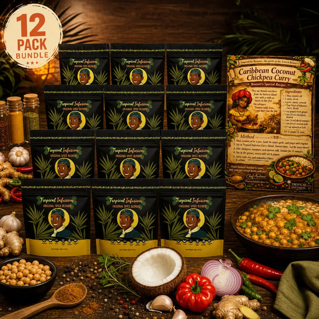 Tropical Infusion 12 Pack Starter Bundle – The Best Way to Experience Caribbean Flavour tropical infusion spice co