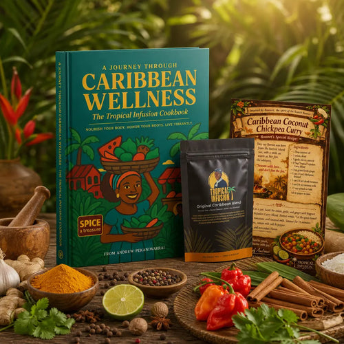 A Journey Through Caribbean Wellness – The Tropical Infusion Cookbook (Paperback) tropical infusion spice co
