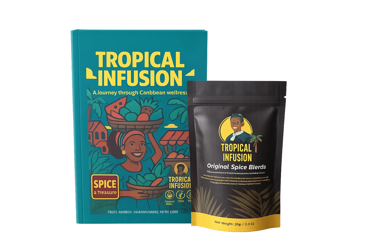 TROPICAL INFUSION A JOURNEY THROUGH CARIBBEAN WELLNESS ( PAPERBACK ) tropical infusion spice co
