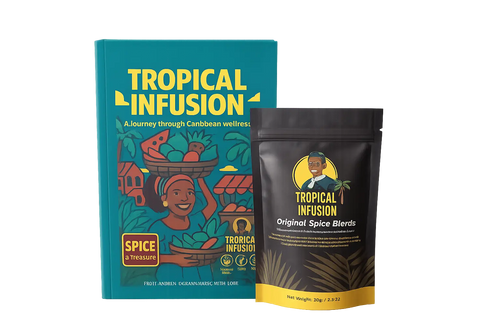 TROPICAL INFUSION A JOURNEY THROUGH CARIBBEAN WELLNESS ( PAPERBACK ) tropical infusion spice co