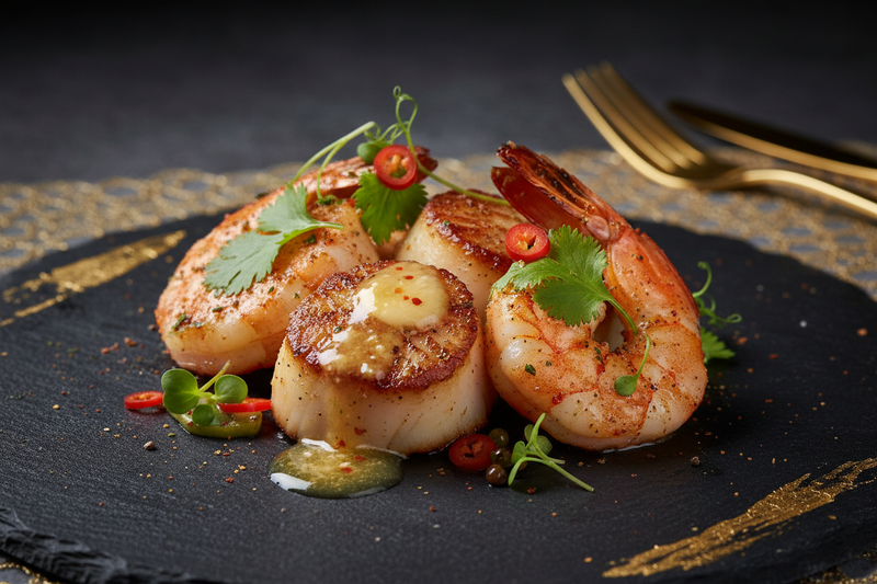 Scallops & King Prawns